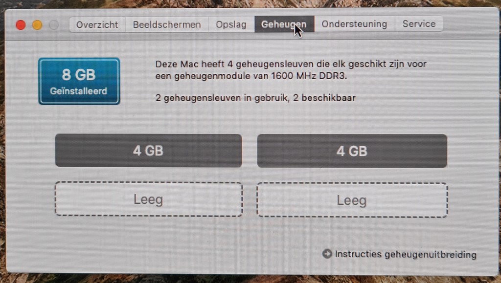 iMac Late-2013 - Geheugen