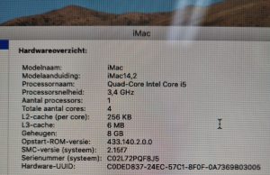 Occasion iMac i5 27-inch Late-2013