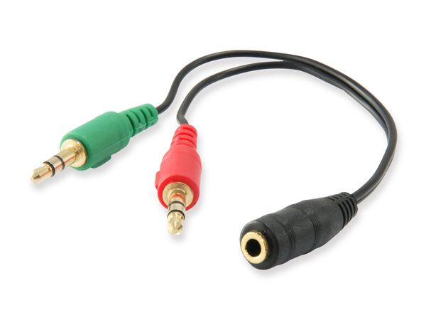Audio Equip Audio Splitter Y-Kabel female -> 2x male