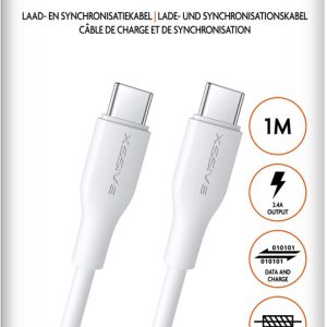 XSSIVE Data kabel USB C to type C 1 mtr