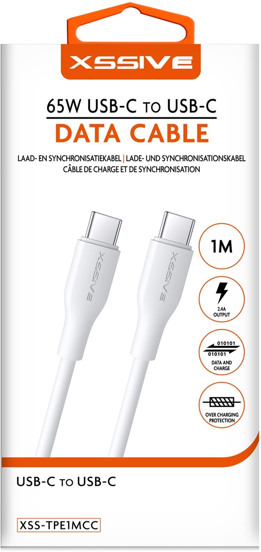 XSSIVE Data kabel USB C to type C 1 mtr