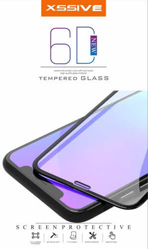 Xssive Apple 6D Tempered Glass Apple - Wit