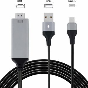 Kabel USB C to HDMI 4k HDTV TV Digital