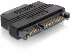 SATA Adapter Delock SATA 22pin -> SATA Slim 13pin Bu/St