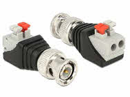 Adapter Delock Terminalblock 2Pin -> BNC stekker