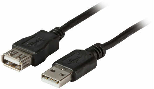Kabel USB 2.0 Extension Cable M/F 1,8m