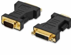 DVI adapter DVI-I (F) (24+5) naar VGA(M) adapter
