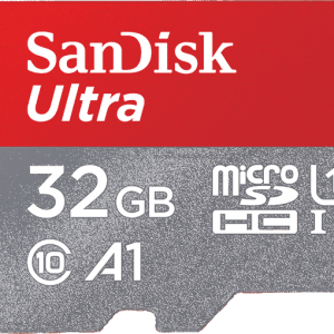 Micro SD XC SanDisk 32GB Ultra A1 Class 10 plus Adapter SDSQUAR-032G-GN6MA