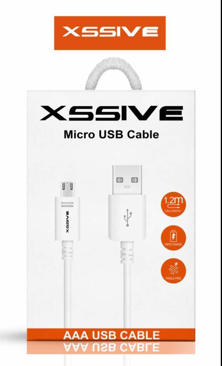 Kabel USB 2.0 XSSIVE Micro USB kabel - 1.2M WIT