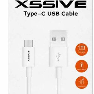 Kabel USB XSSIVE USB C USB 2.0 2M WIT