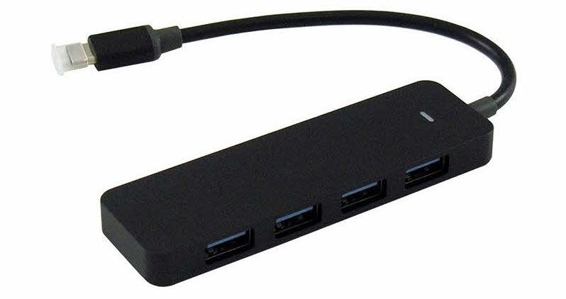 USB HUB LC-Power USB C to 4x USB 3.0 LC-HUB-C