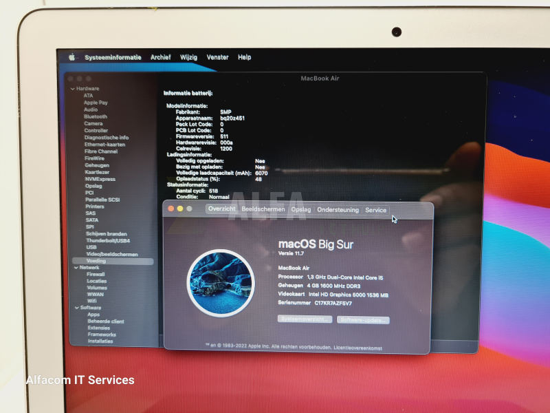 MacBook Air A1466 (13-inch Early 2015) - (Ocassion) - Afbeelding 3
