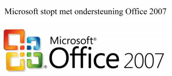 Microsoft stopt met ondersteuning Office 2007